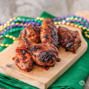 Try these Bayou Bourbon Chicken Wings