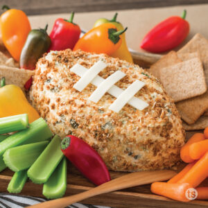 Try this Jalapeño Popper Cheese Football