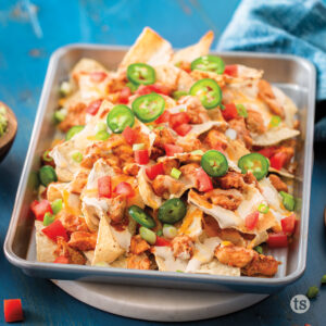 Try these Queso Chicken Nachos