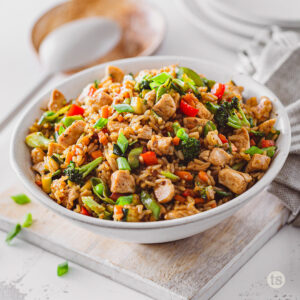 Try this Hibachi-Style Bayou Chicken Fried Rice