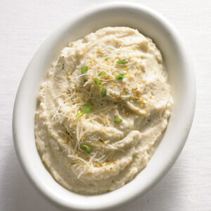 Try this Garlic Parmesan Mashed Cauliflower