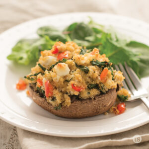 Try this Quinoa Stuffed Portobello Mushrooms