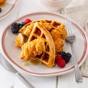 Try Chicken & Waffles on a stick