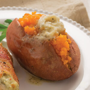 Try these Garlic Pepper & Honey Sweet Potatoes