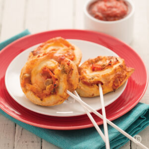 Try these Pizza Pinwheels on a Stick