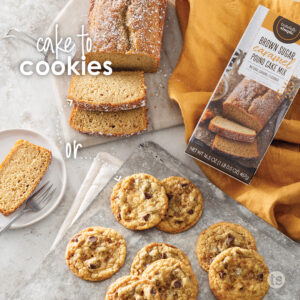 Try Tastefully Simple Cake Mixes as the Cake or as cookies