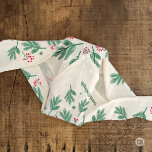 Step Four: How to Wrap a Box with Tea Towel