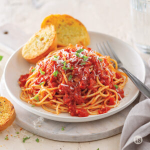 Try this Mama Mia Spaghetti and Garlic Bread