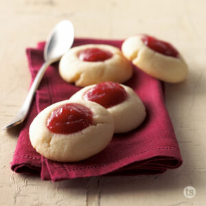 Absolutely Almond Thumbprint Cookies