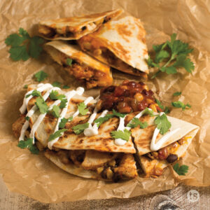 Try these Chicken & Black Bean Quesadillas