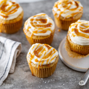 Try these Salted Caramel Brown Sugar Cupcakes