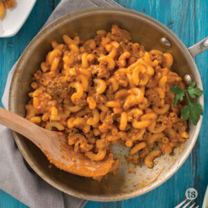 Try this Tex-Mex Mac & Cheese Skillet