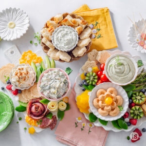Try this Flower Shaped Charcuterie Board
