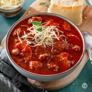 Pepperoni Pizza Soup