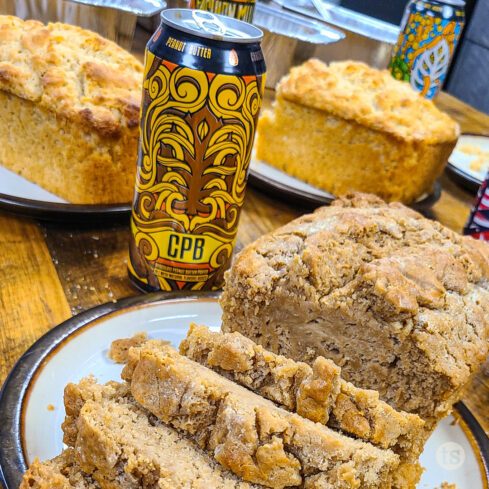 Bountiful Beer Bread made with Lupulin CPB Beer