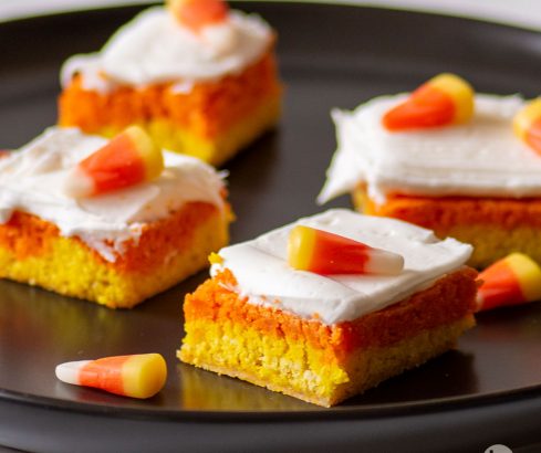 Try these Candy Corn Cookie Bars