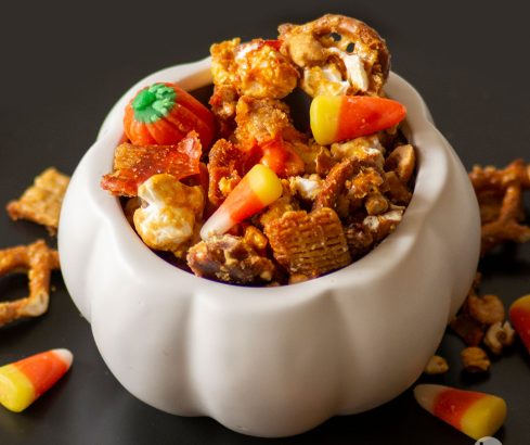 Candy Corn Caramel Crunch