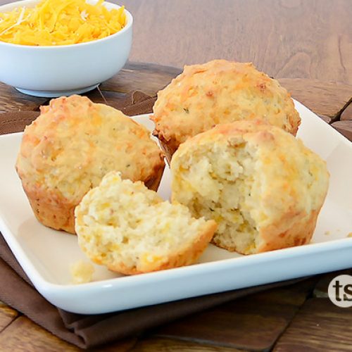 Cheesy Onion Onion Muffins