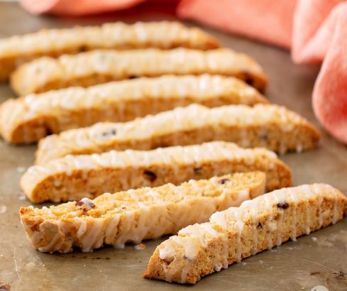 Cranberry Orange Biscotti