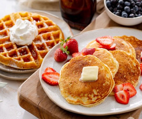 Diner Style Pancakes & Waffles