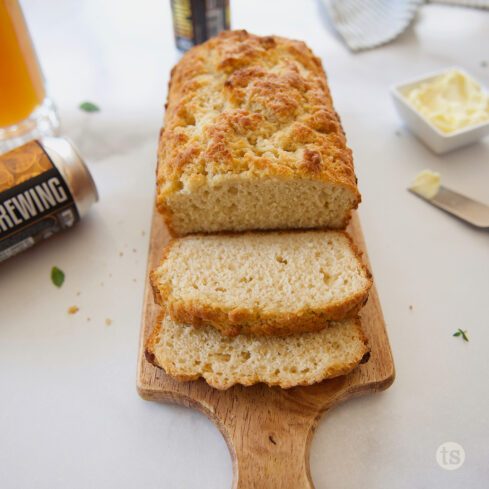 Bountiful Beer Bread loaf made with Lupulin Beer