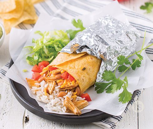 Magic Chicken Taco Burritos