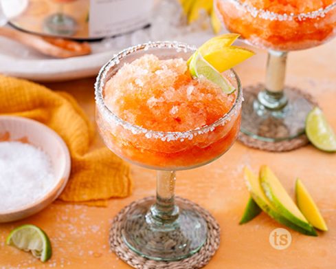 Try these Mango Breeze Margaritas