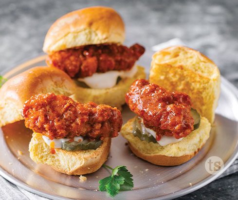 Nashville Hot Chicken Sliders