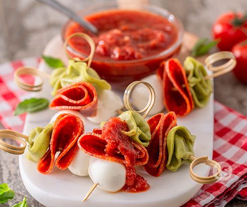 Try these Tortellini Skewers with Marinara