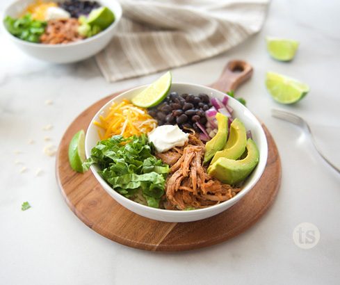 Try this Mesquite Pork Burrito Bowls