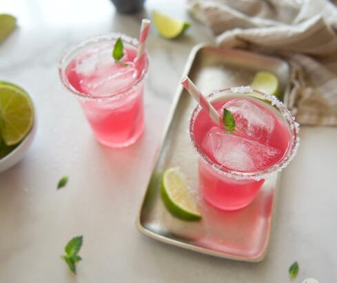 Try these Prickly Pear Pink Margaritas